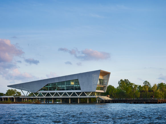 Center for Coastal and Deltaic Solutions view from Mississippi River