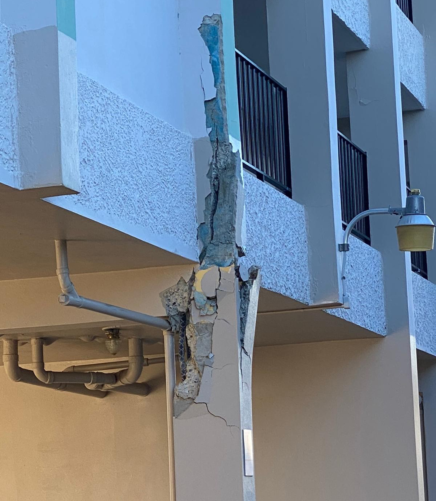 Multifamily residential structural failure