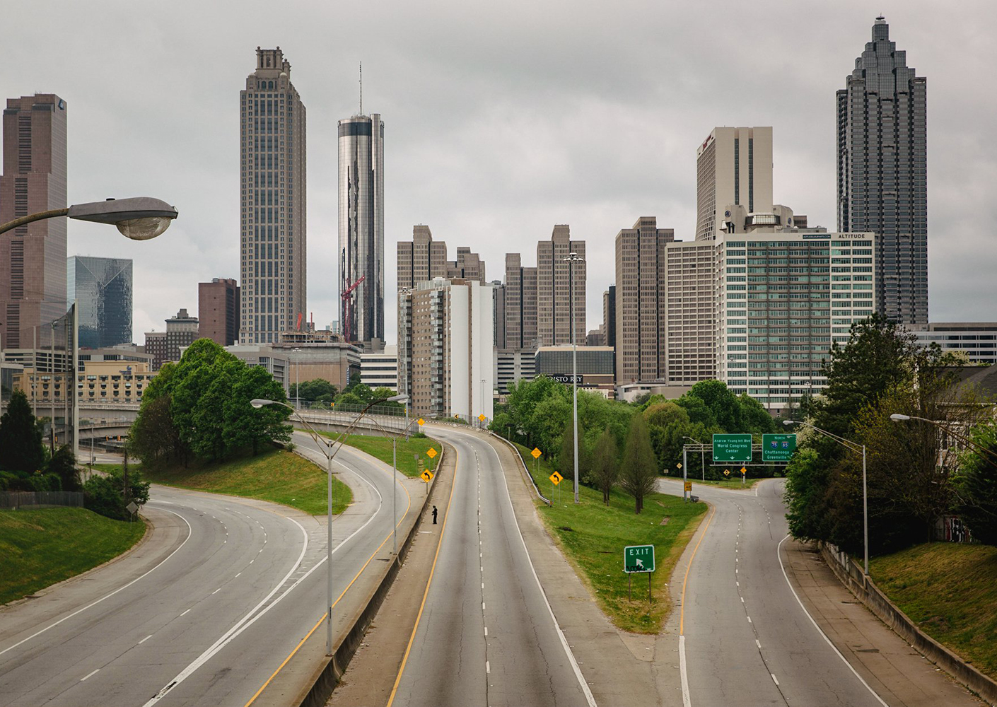 Atlanta on Wednesday, April 8, 2020 at 12:52pm Credit: Dustin Chambers