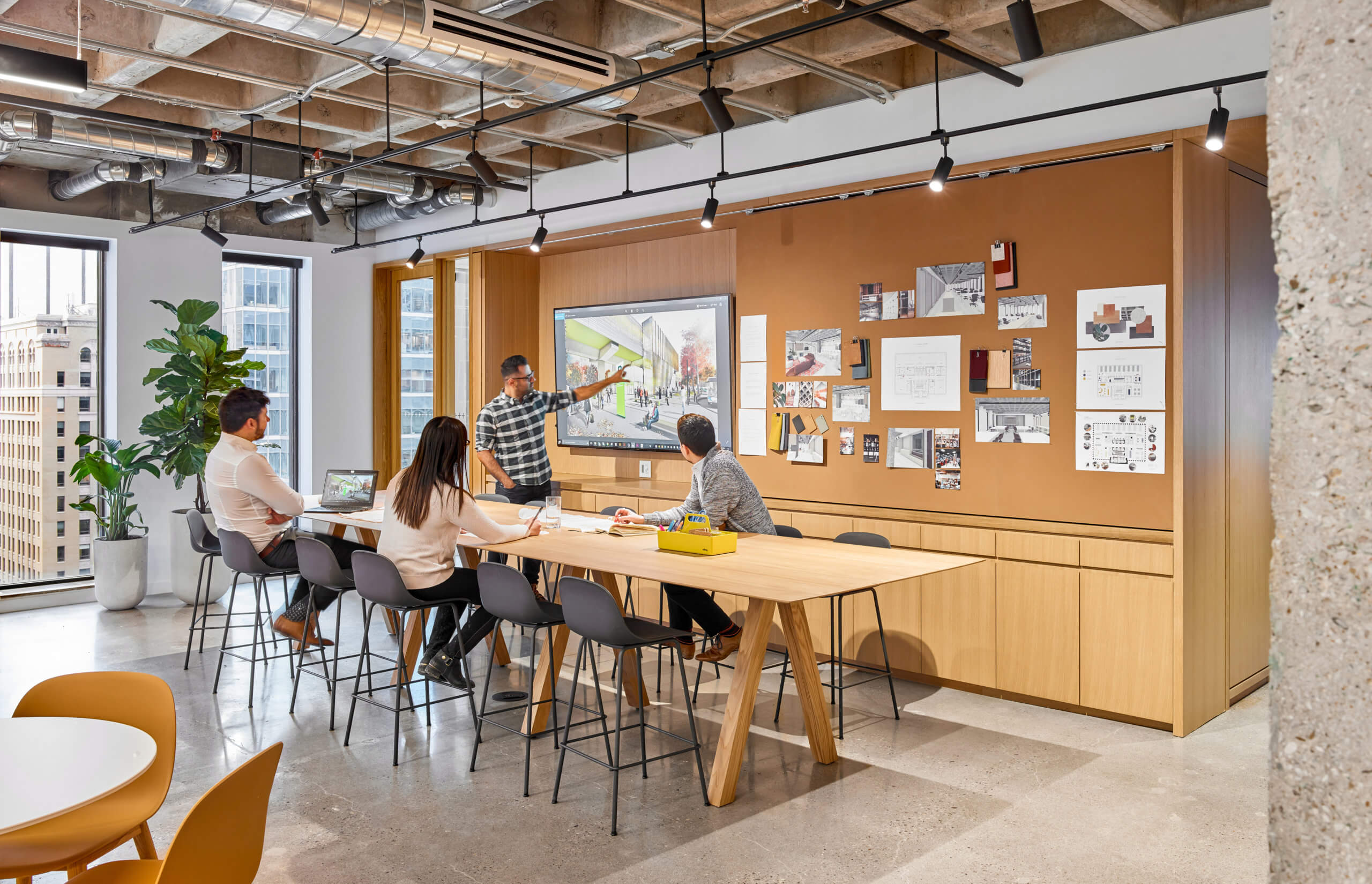 collaborative space in office
