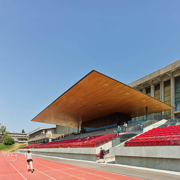 SFU Stadium from track.