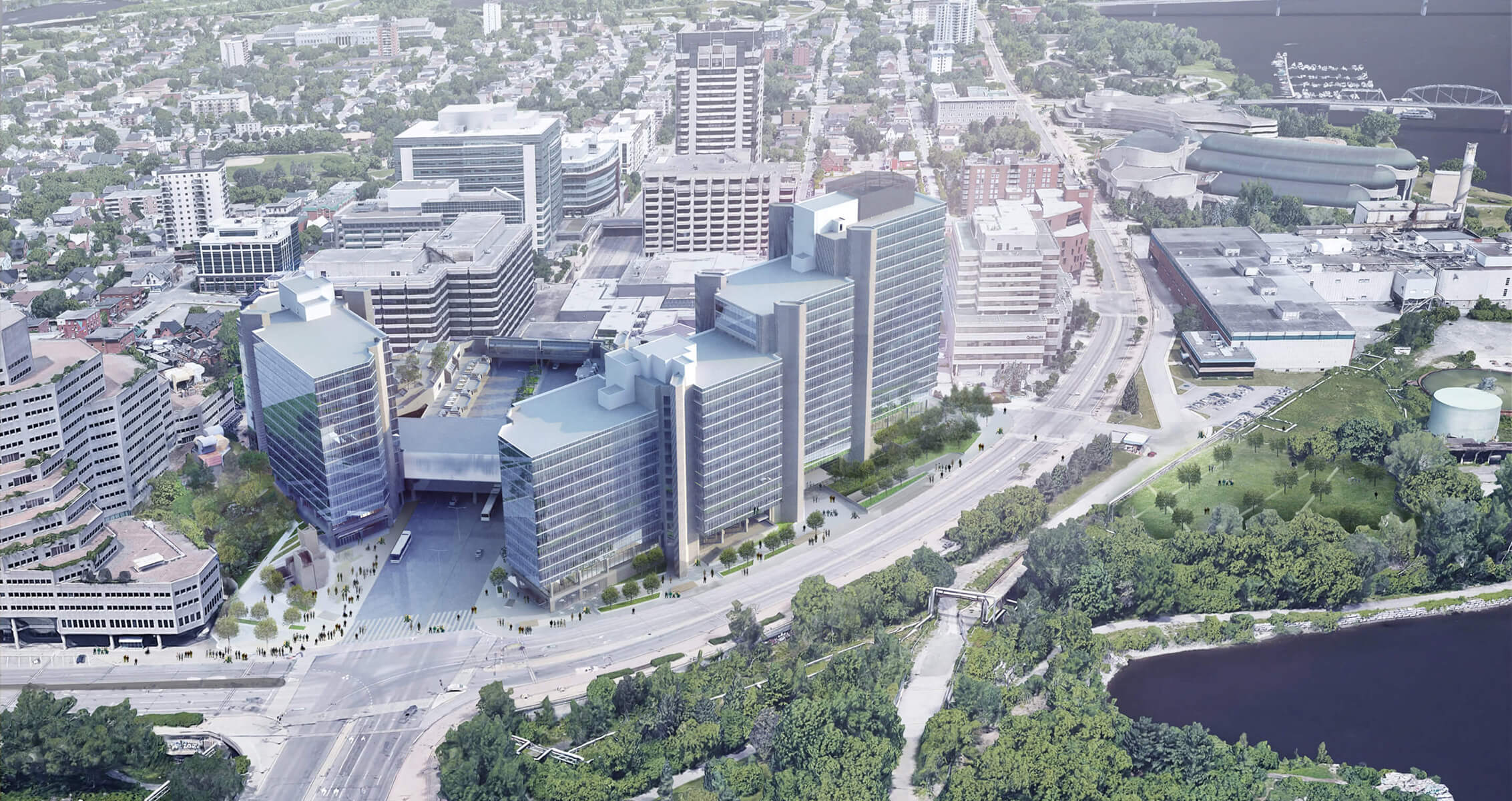 Place du Portage Phase III Asset and Workplace Renewal — Aerial