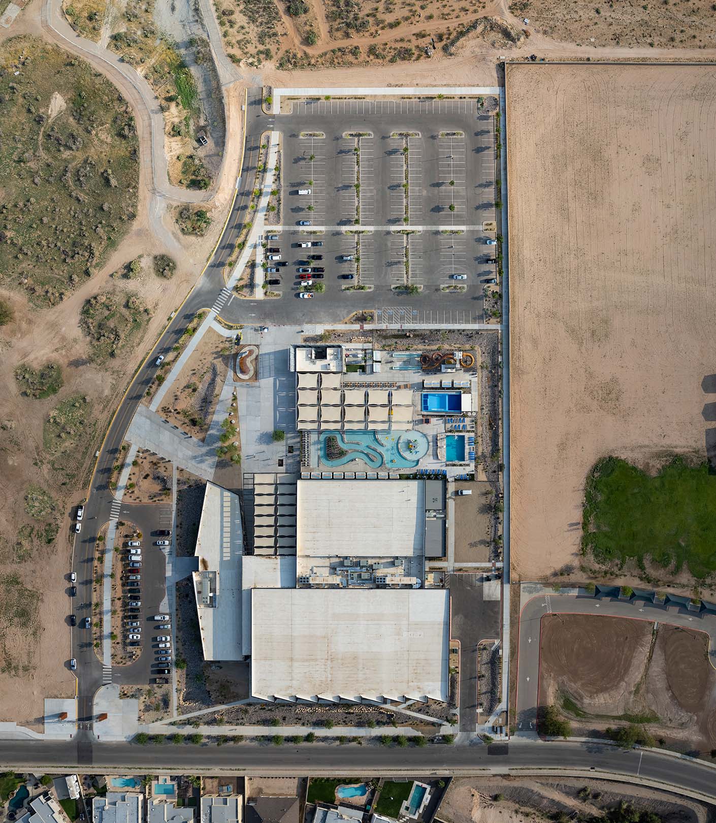 El Paso Eastside Recreation Center - Aerial View