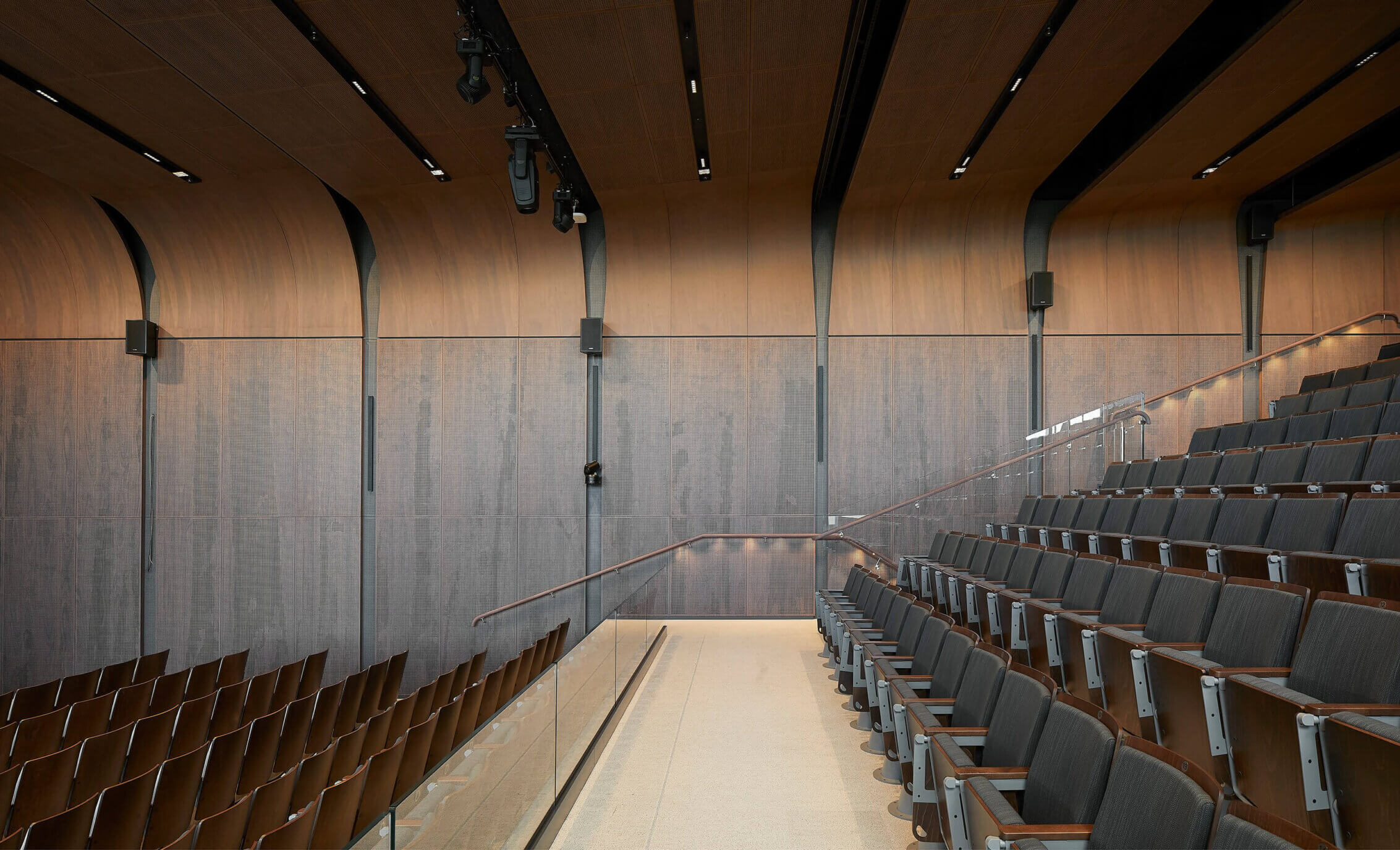 “From a construction perspective, my favorite spaces would be the auditorium and the boardroom.”