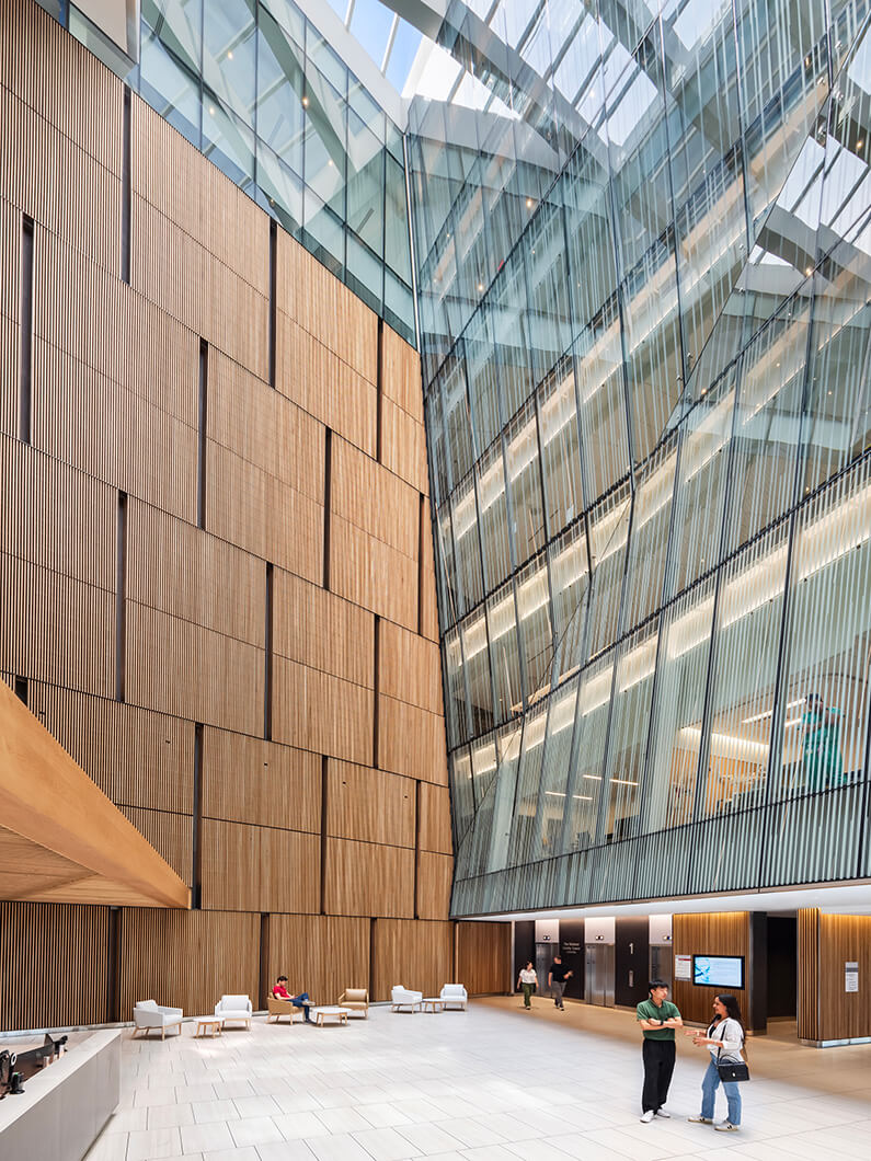 Malone Family Tower Atrium