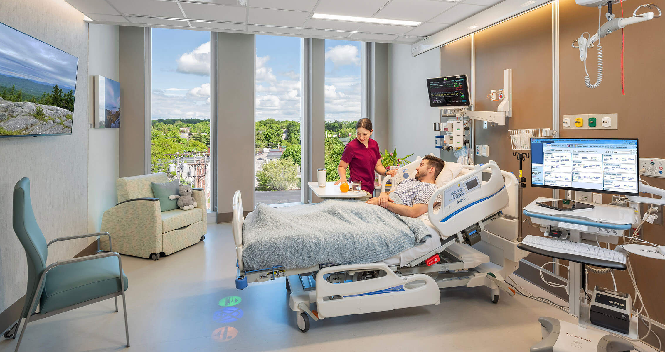 Malone Family Tower Patient Room