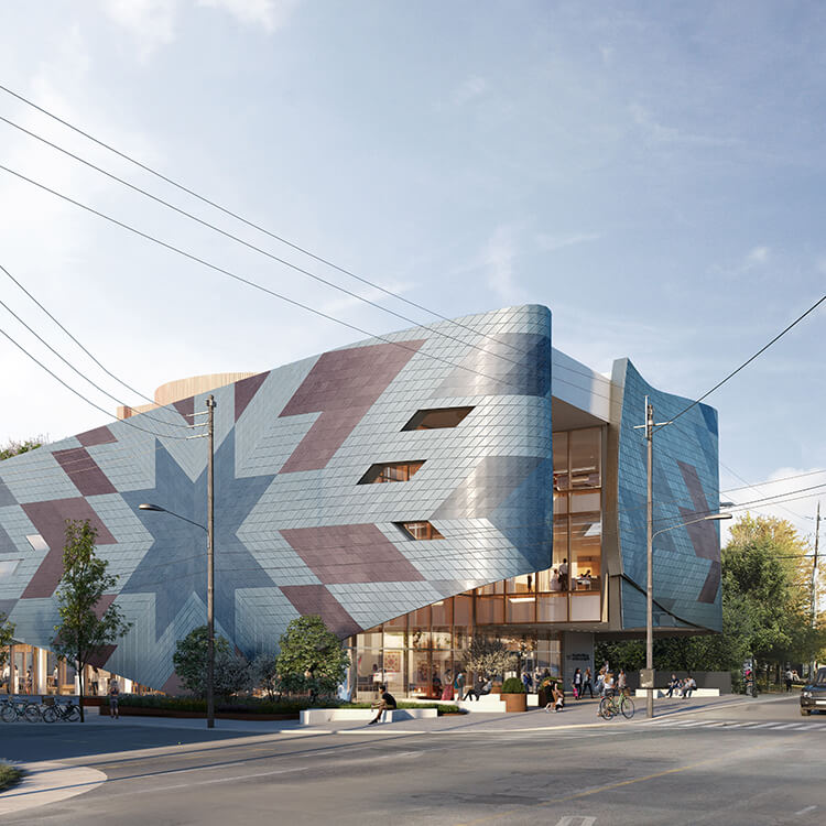 Rendering of Dawes Road Library in Toronto
