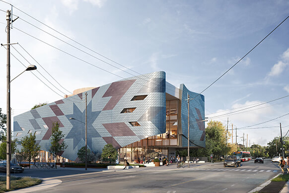 Rendering of Dawes Road Library in Toronto