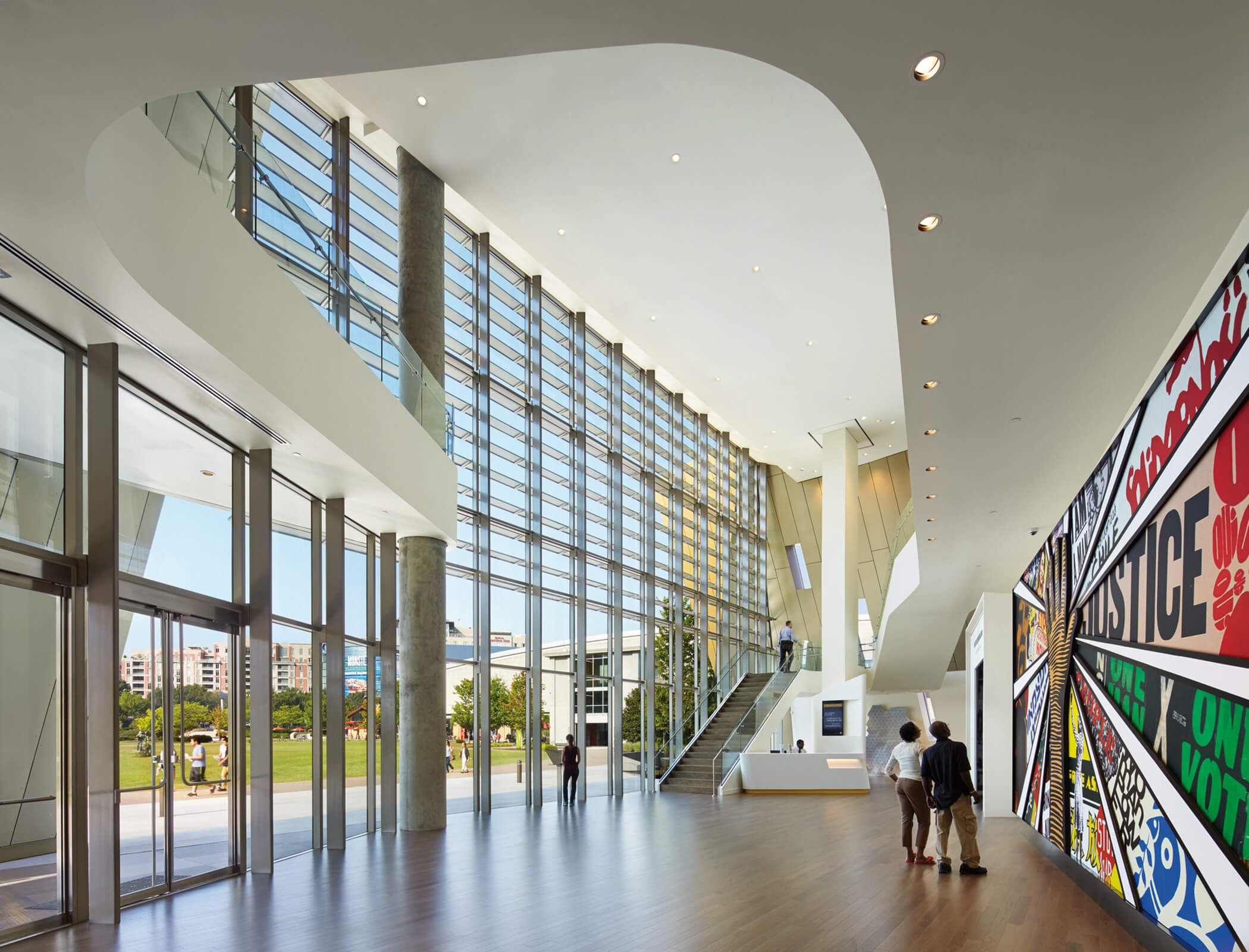 The main lobby of the museum.