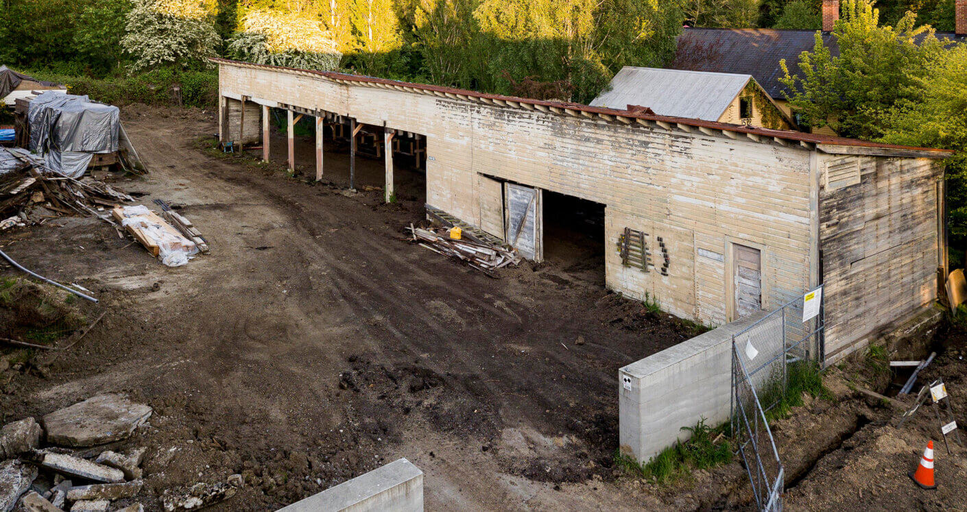 the stable pre-renovation