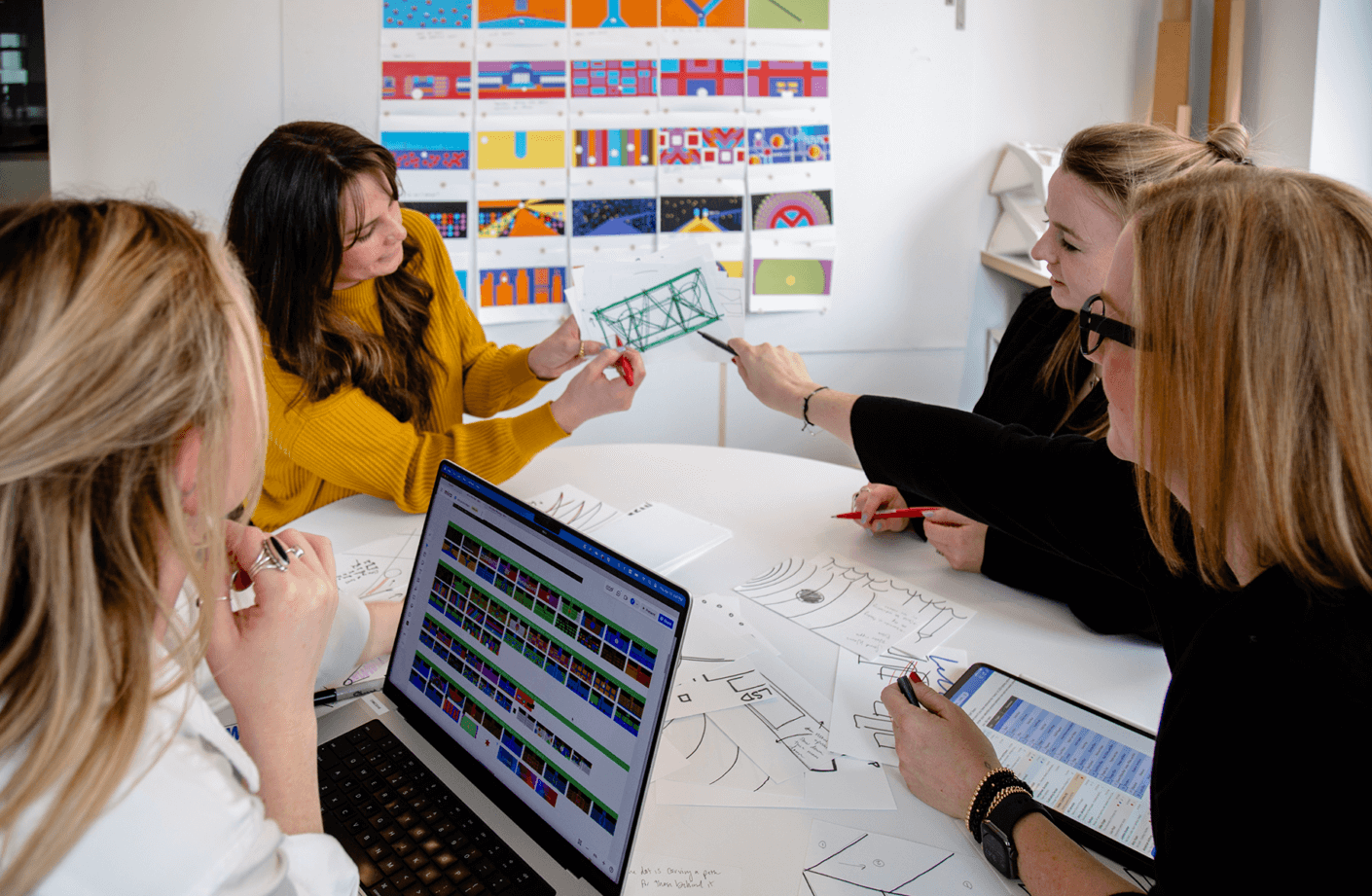 Group of women collaborating