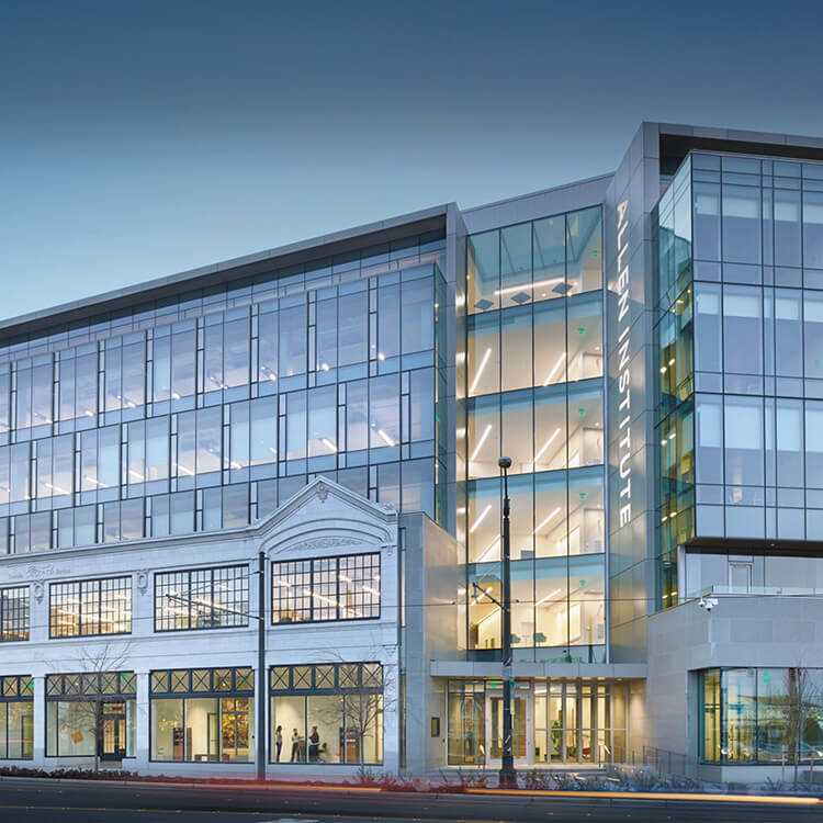 exterior facade of a laboratory building