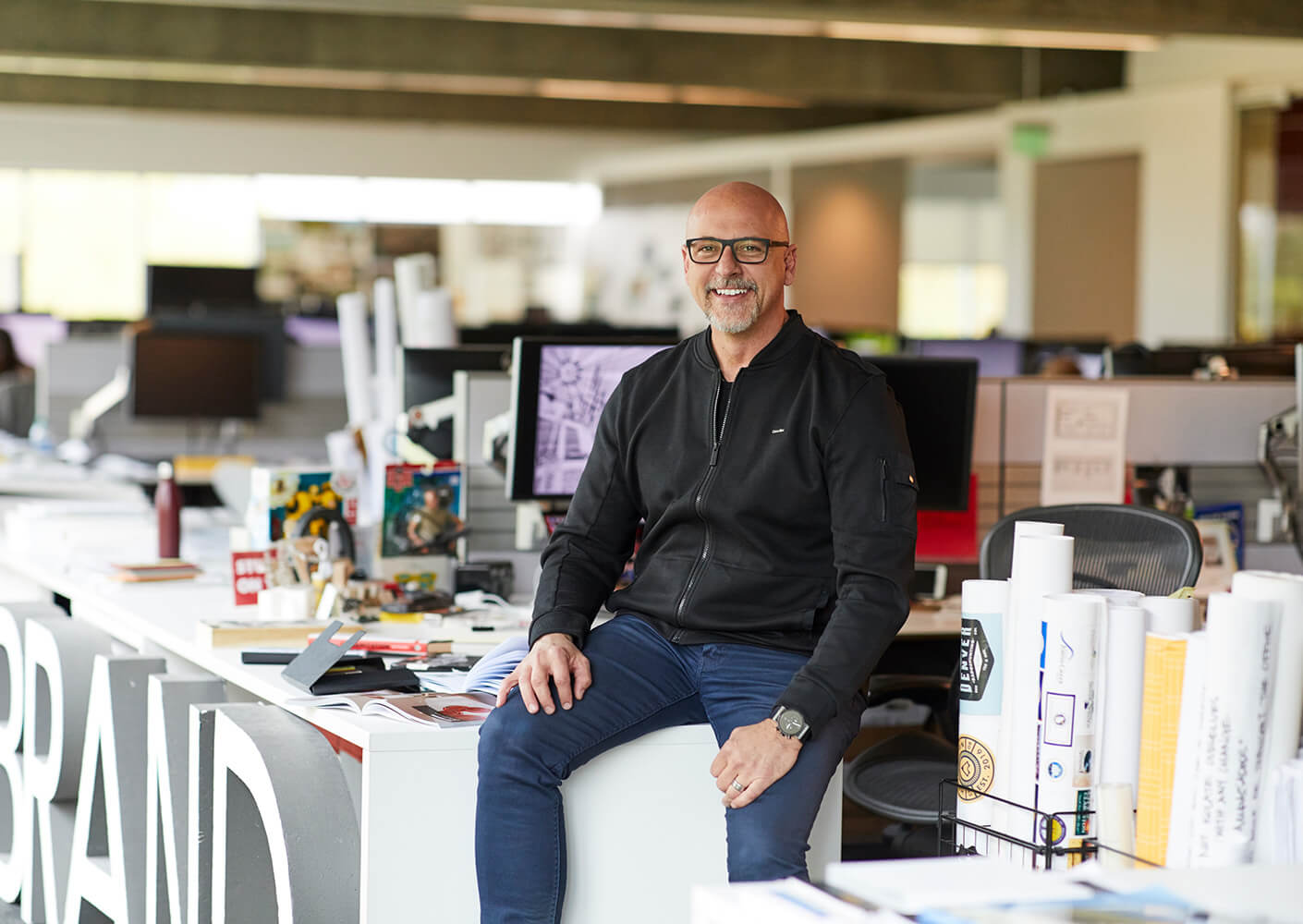 Keith in the Atlanta studio